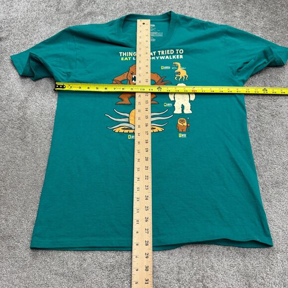 Disney Star Wars Things That Tried To Eat Luke Sky Walker T-Shirt Large Crew Tee - Picture 8 of 11